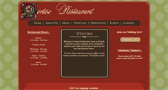 Desktop Screenshot of corteserestaurant.com